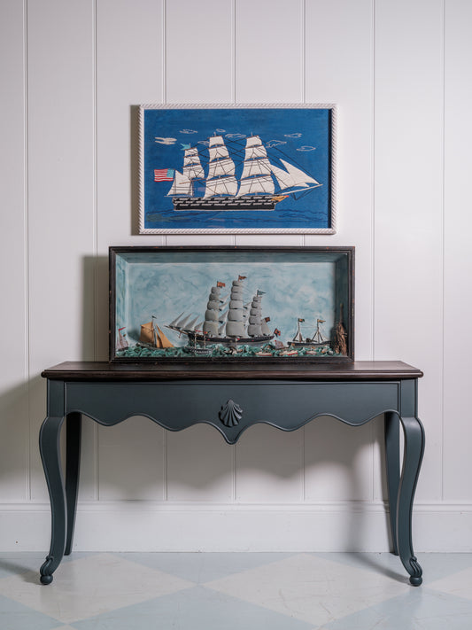 An early 20th Century Ship Diorama