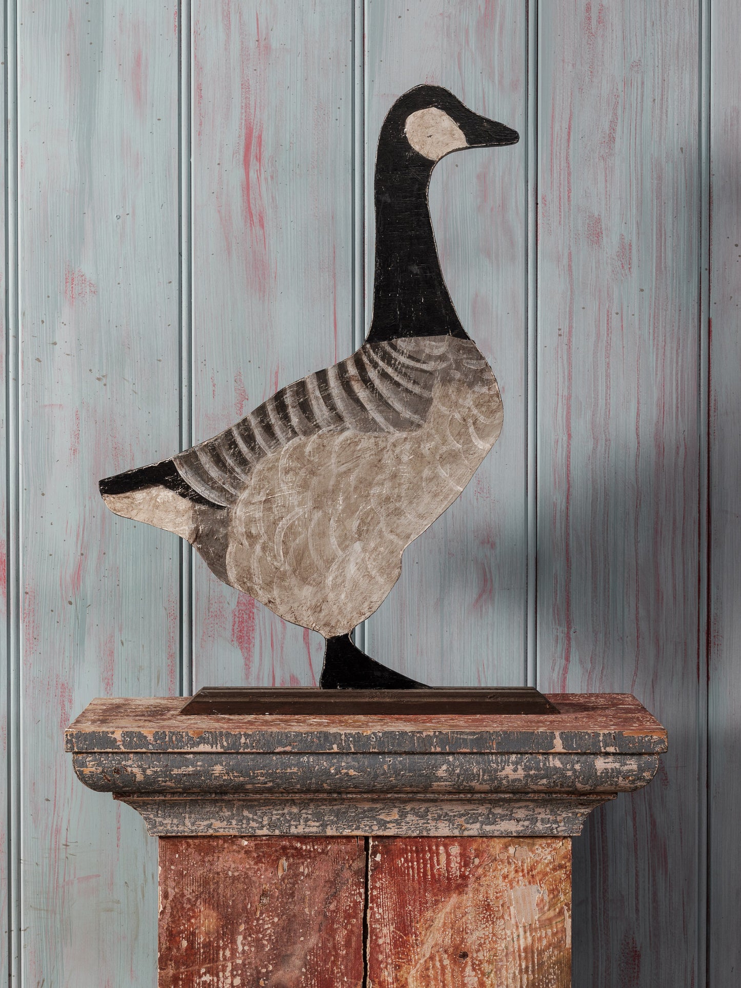 Carved Wooden Goose