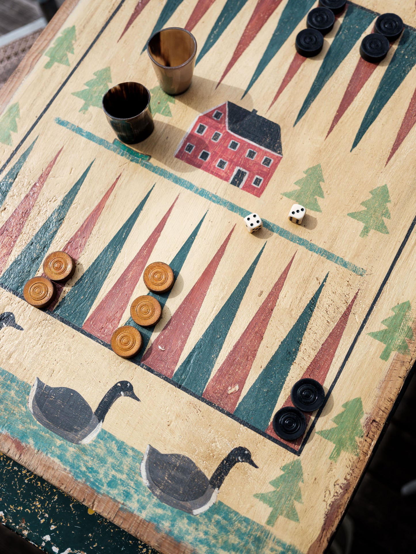The Lakehouse Backgammon Board