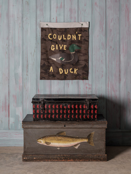 "Couldn't Give a Duck" Tapestry Flag