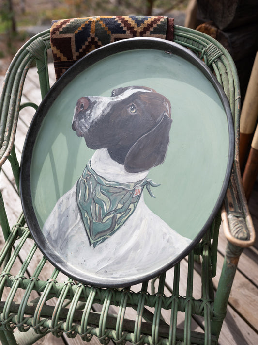 "The Pointer" Metal Tray