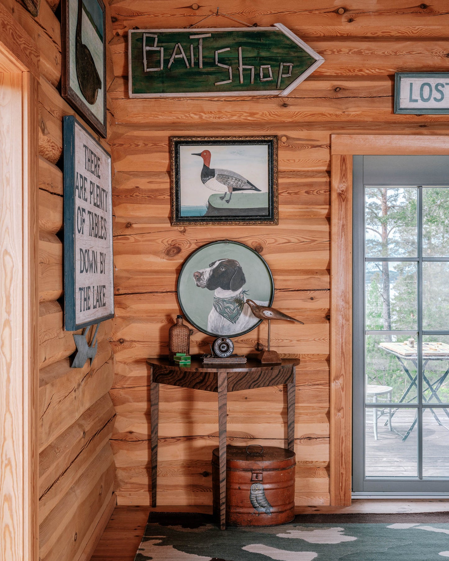 "Bait Shop" Wooden Sign