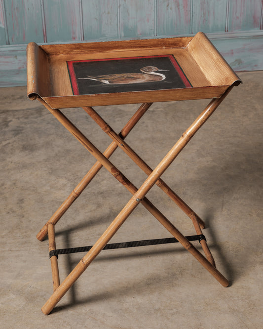 Folding Bamboo Occasional Table