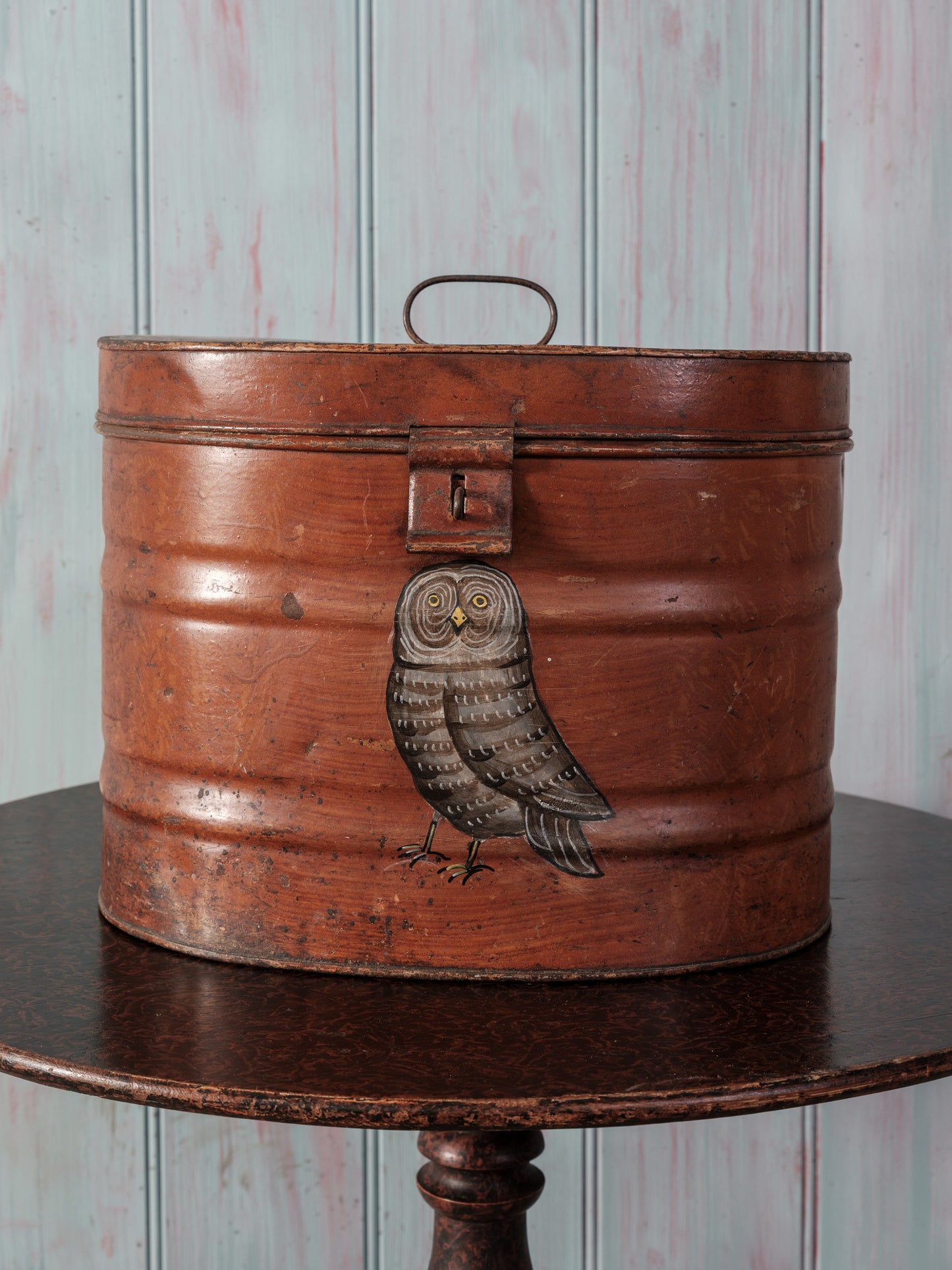 Folky Owl Tin Box