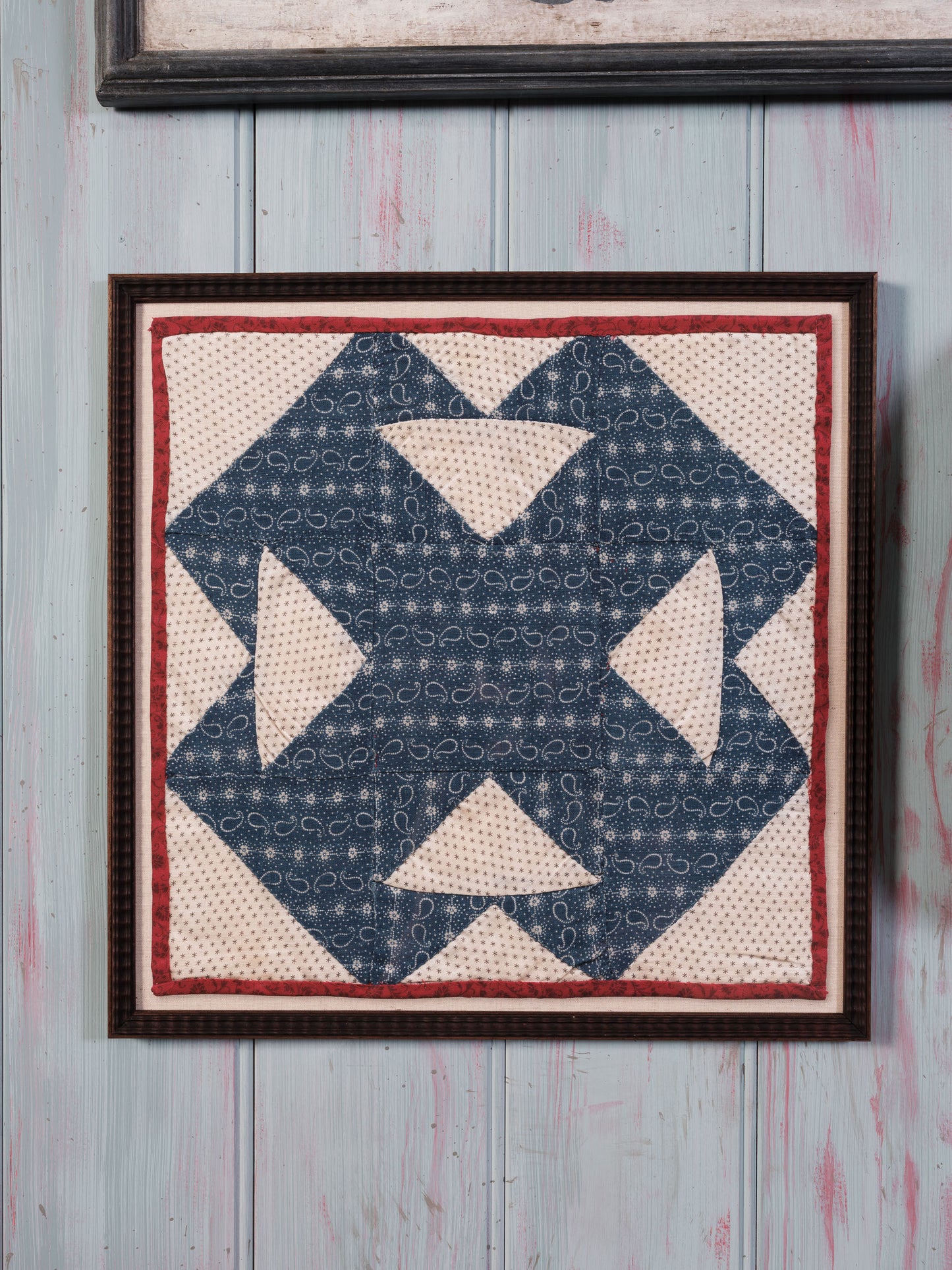 "The Paisley Quilt" Framed Print