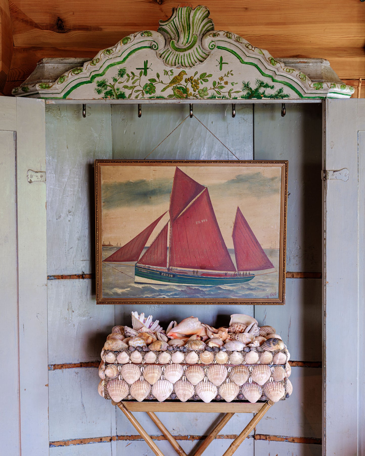 "Red Sails" Ship Painting