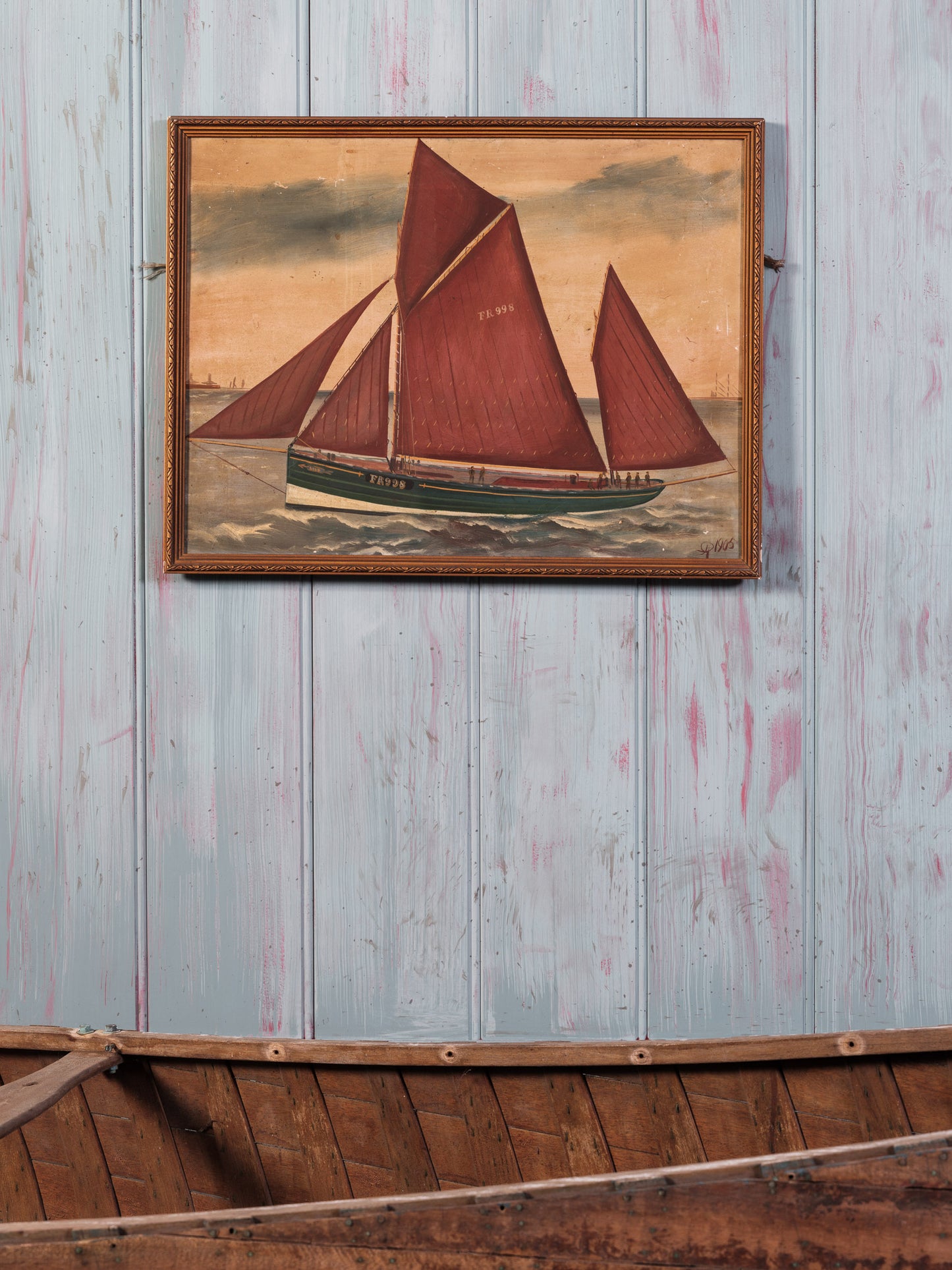 "Red Sails" Ship Painting
