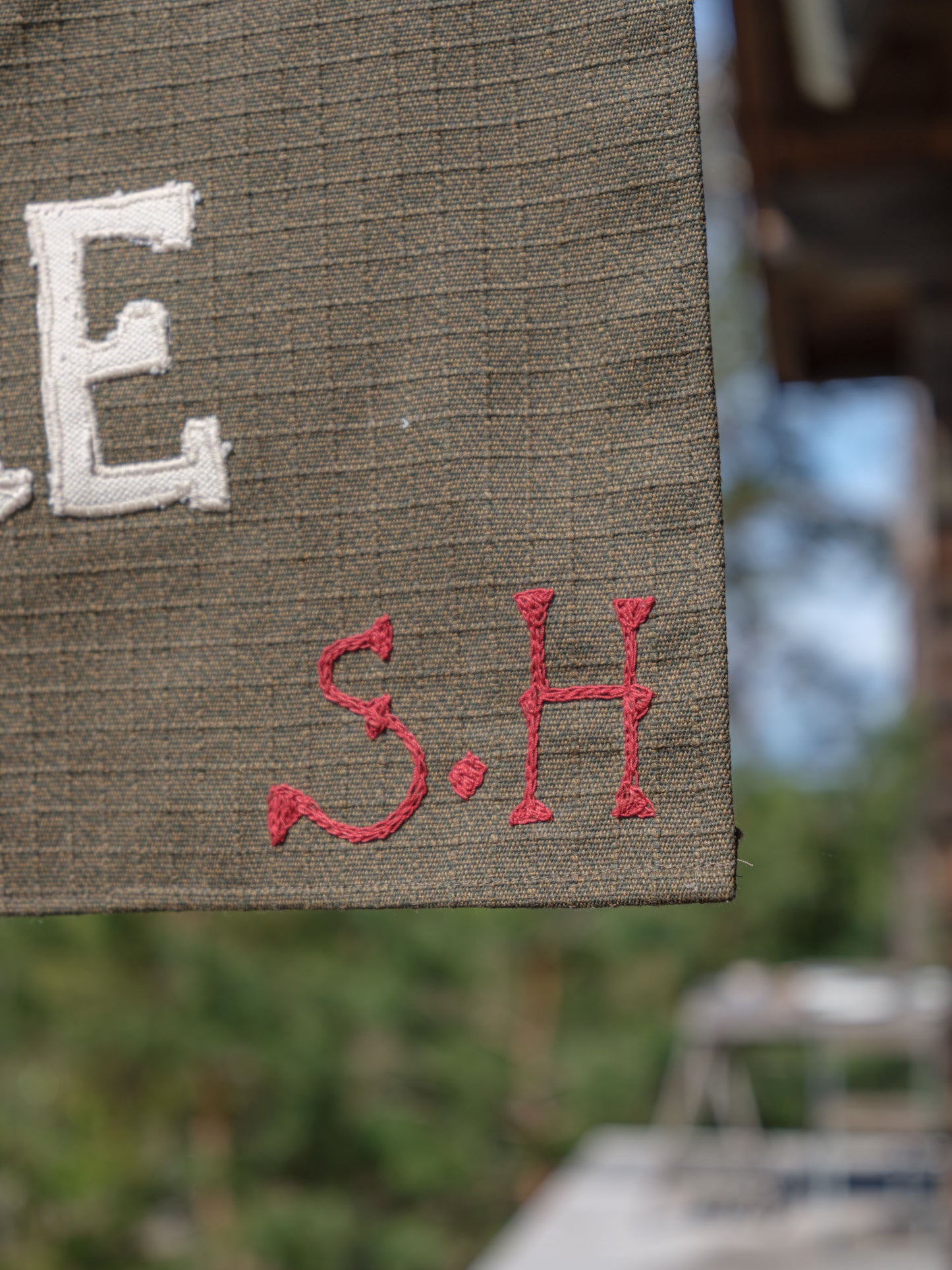 "It's Wild Here" Tapestry Flag