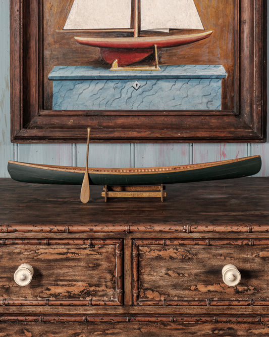 Model Wooden Canoe
