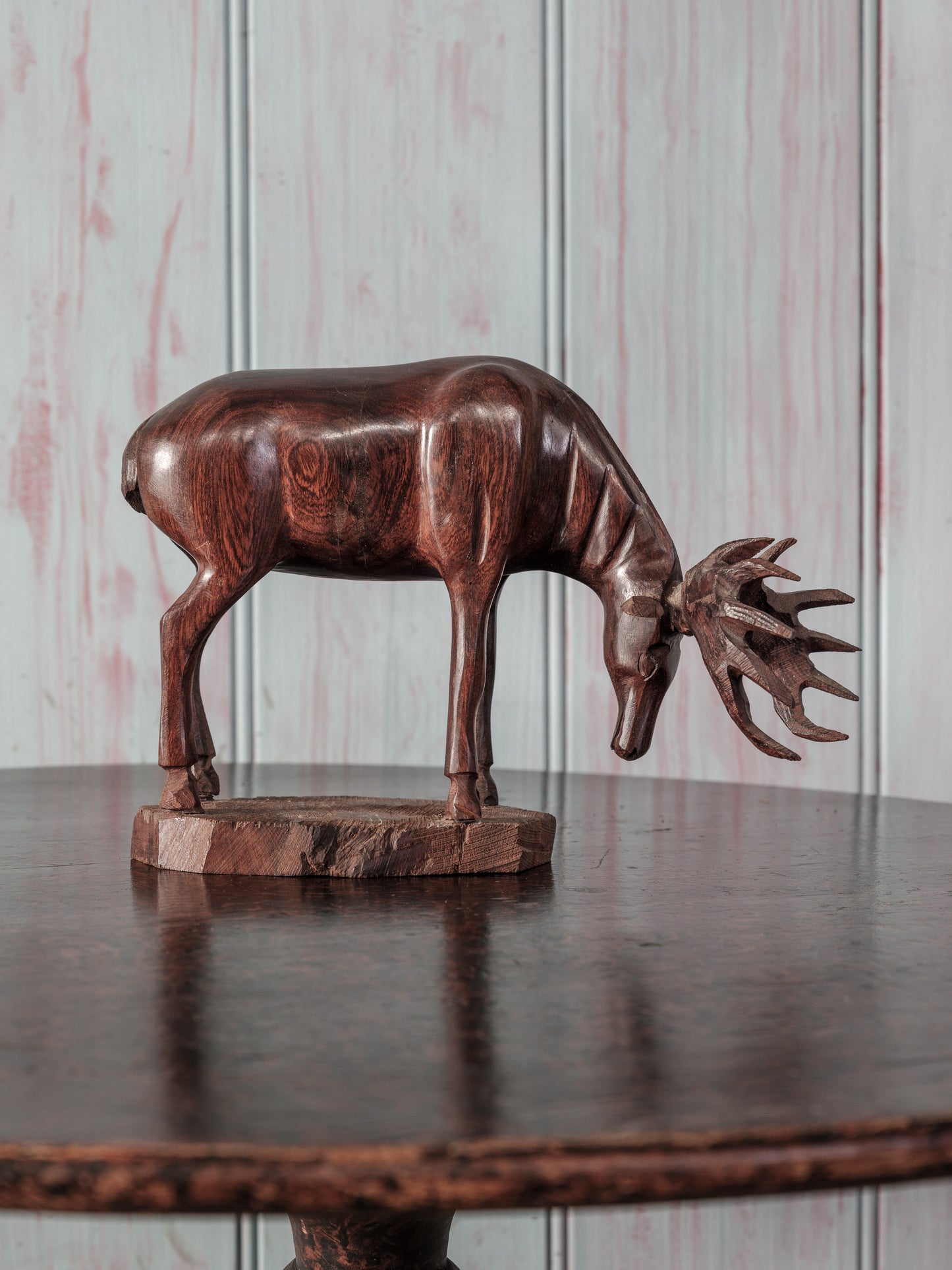 Carved Wooden Moose