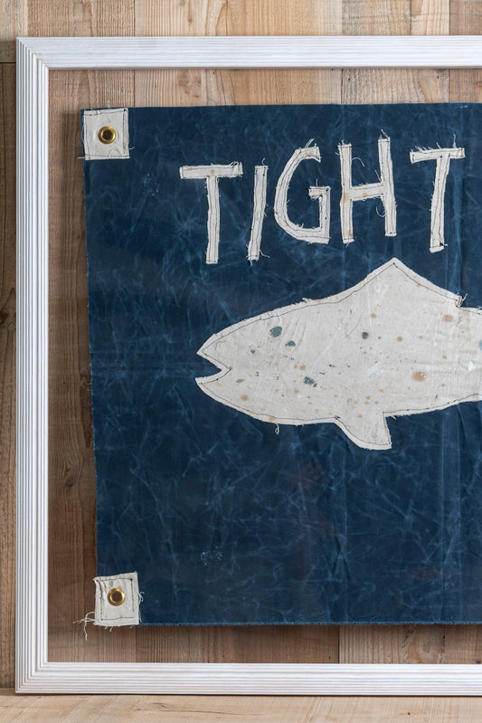 "Tight Lines" Framed Flag