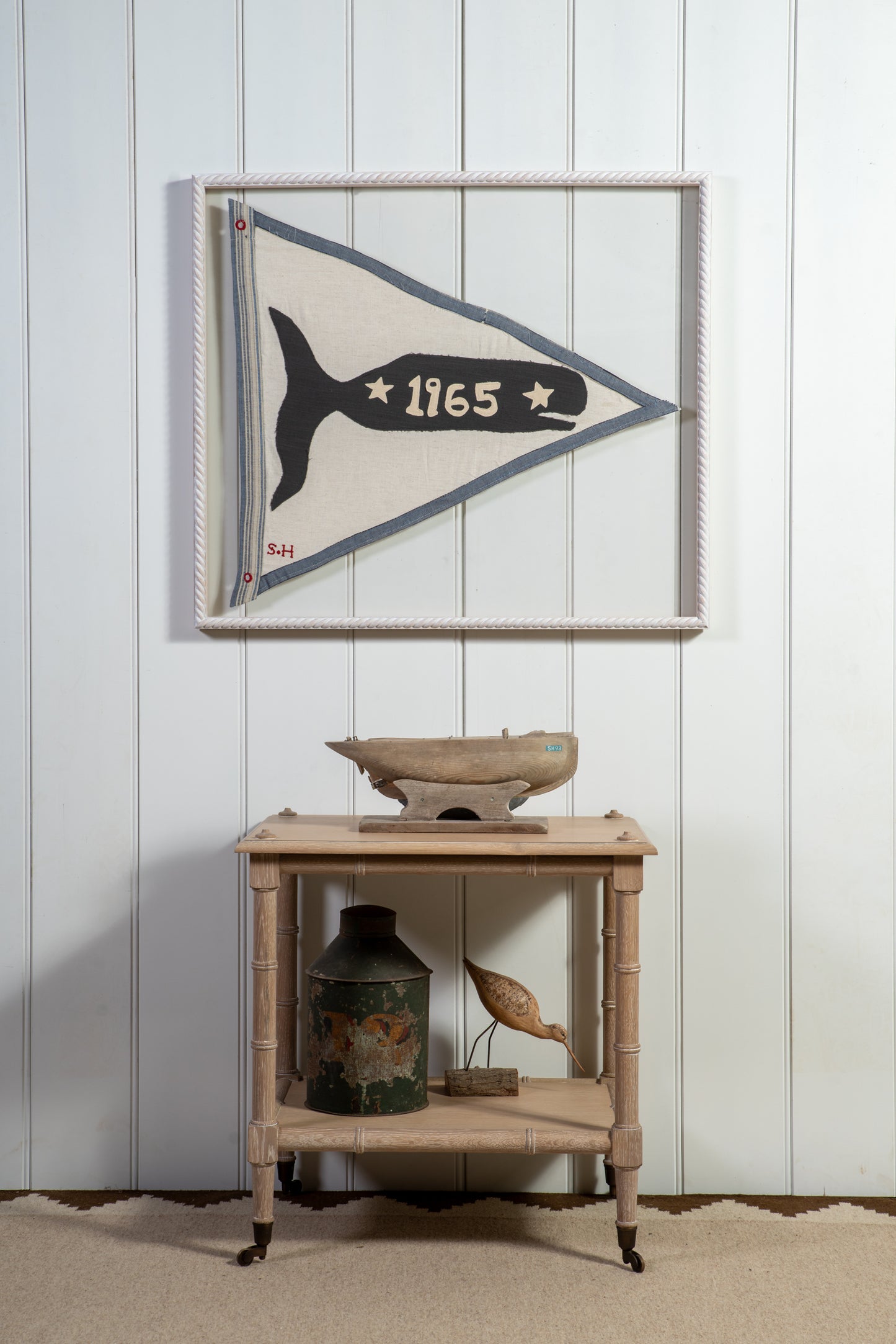"1965 Whale" Pennant Flag