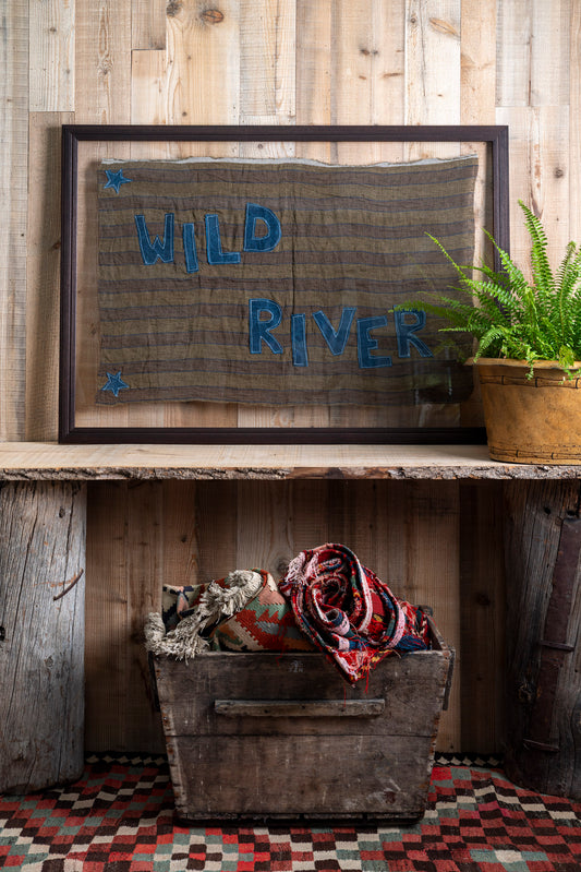 "Wild River" Framed Flag