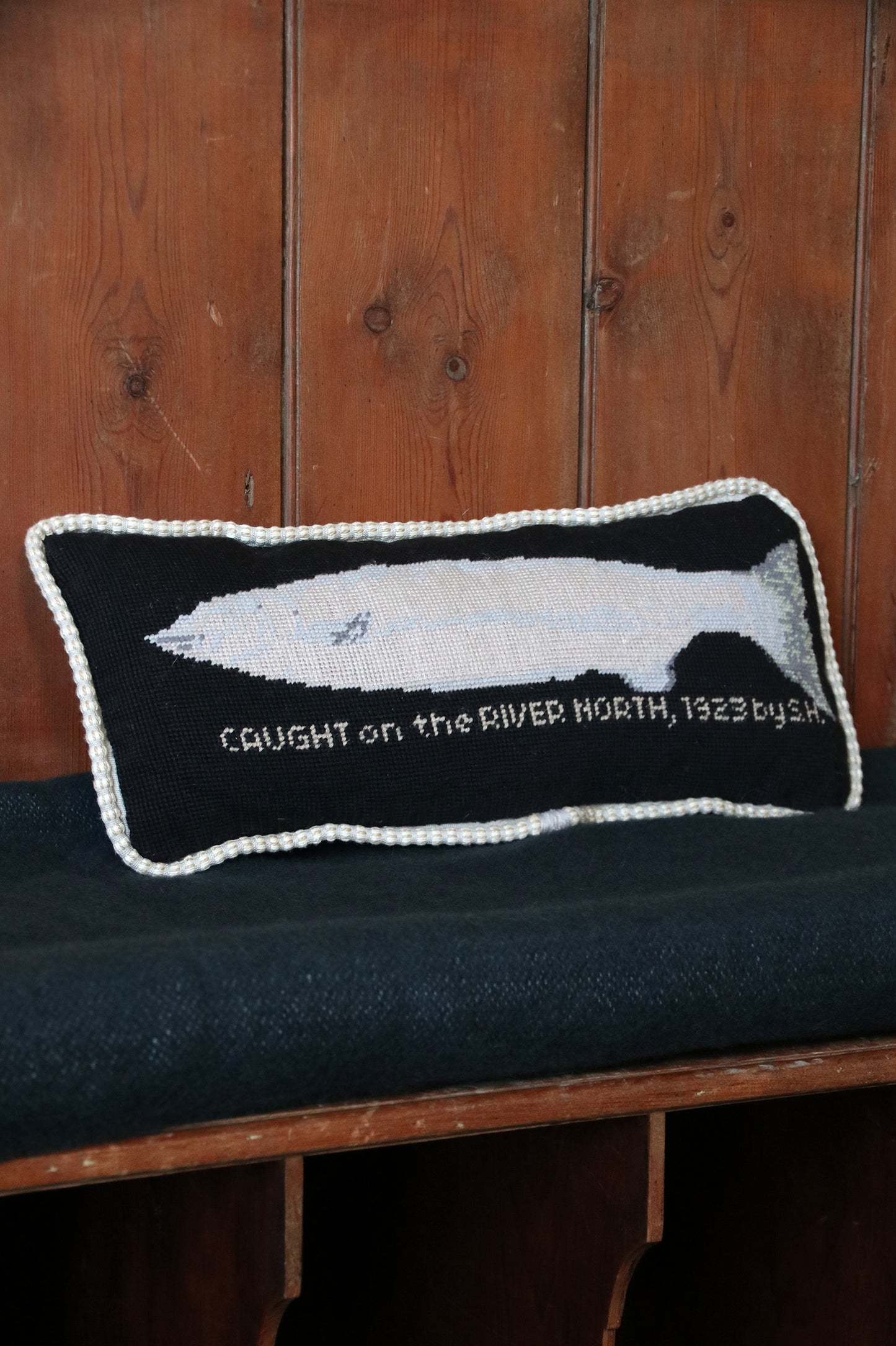 Hand-Stitched Needle Point Cushions