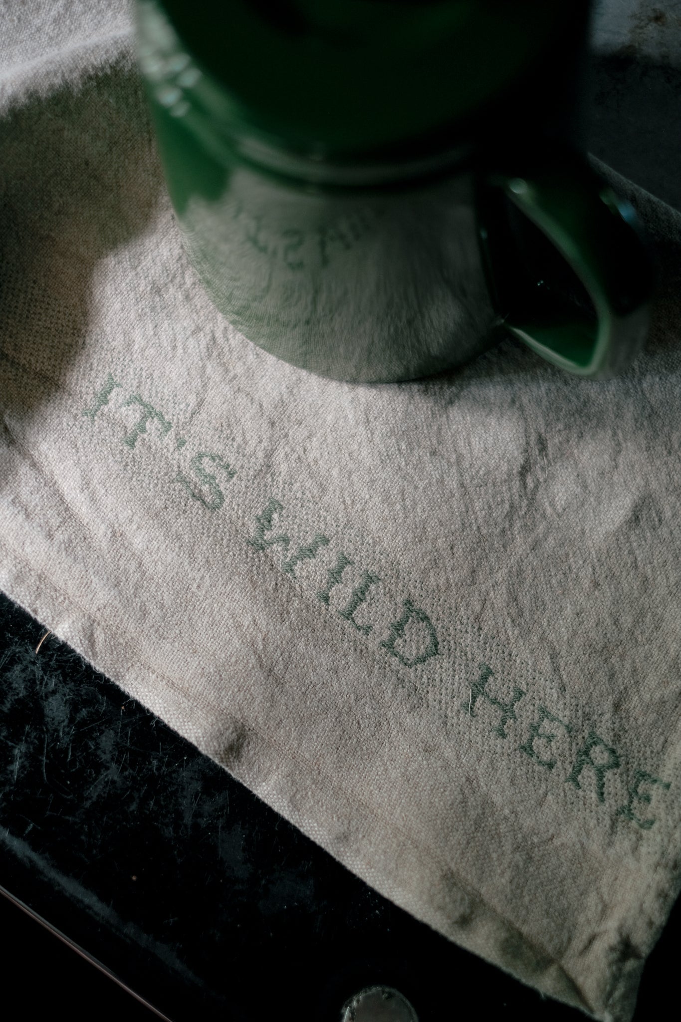 "It's Wild Here" Tea Towel