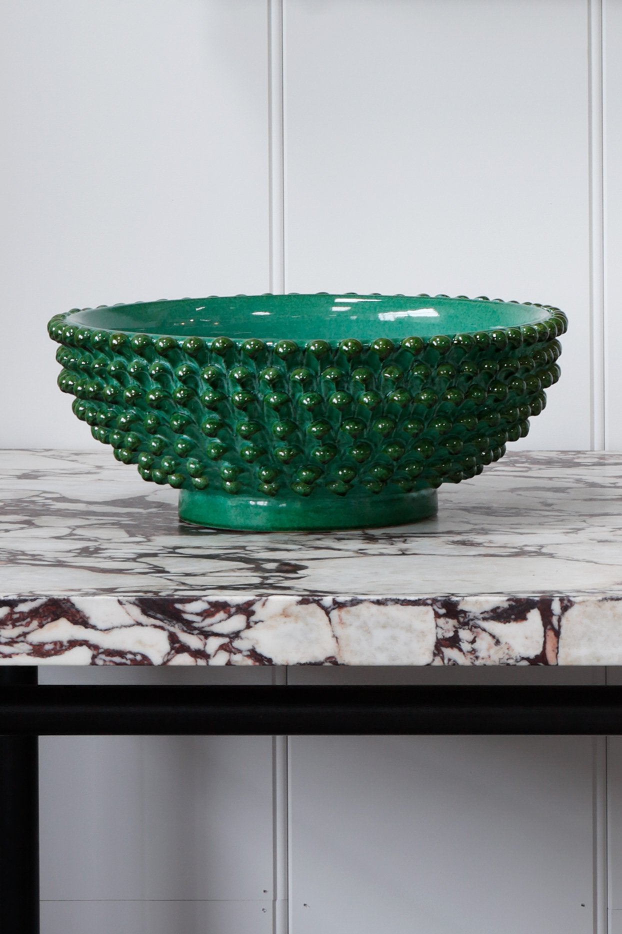 Leaf Bowl, Large Deep Green Finish