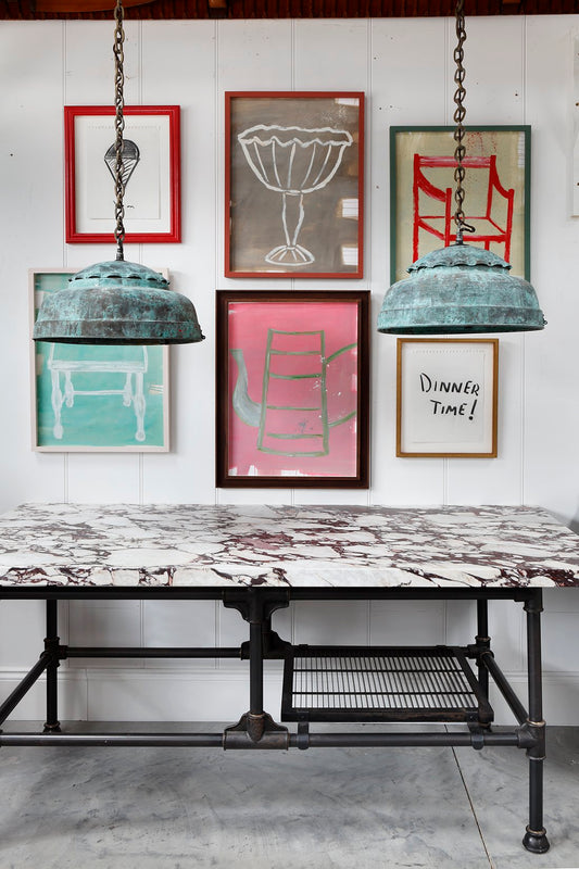 Verdigris Hanging Pendants