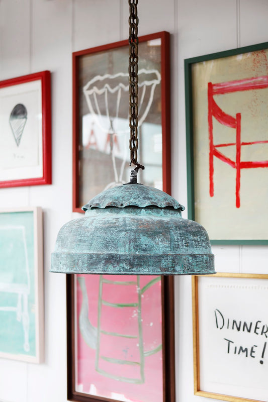 Verdigris Hanging Pendants