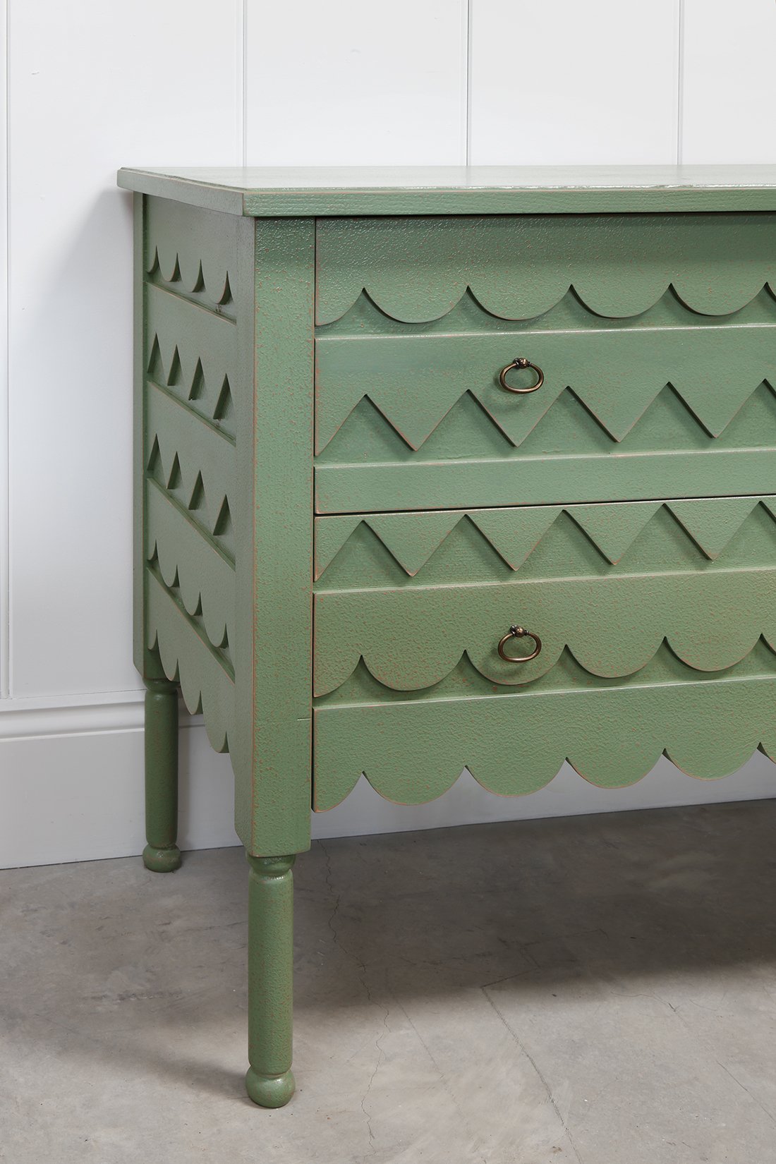 Scalloped Chest of Drawers