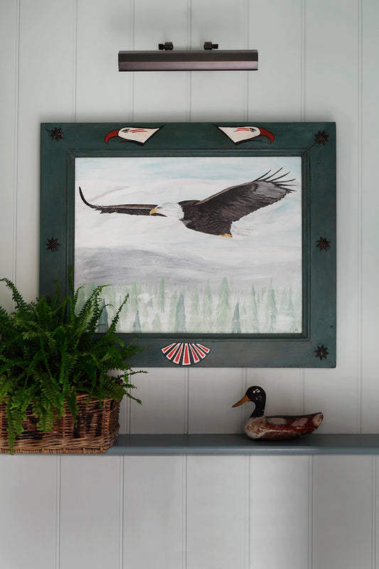 Folk Art Painting of an Eagle