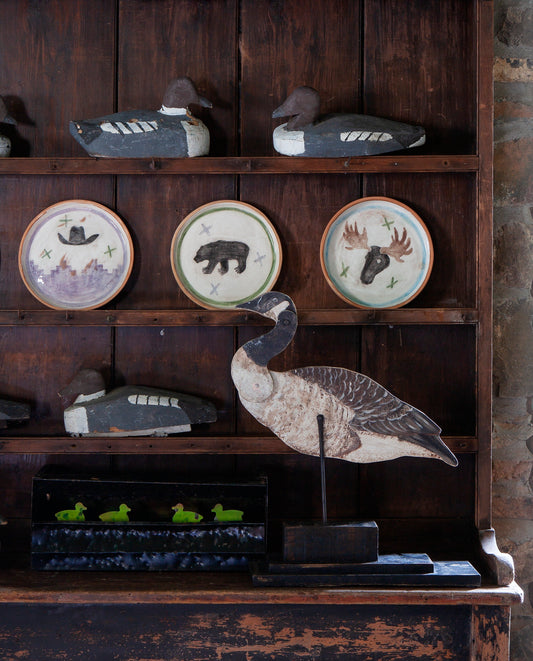 Decorative Goose on Stand