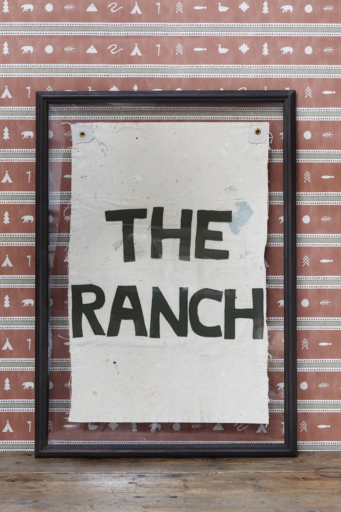 "The Ranch" & "The Wild West" Framed Flags