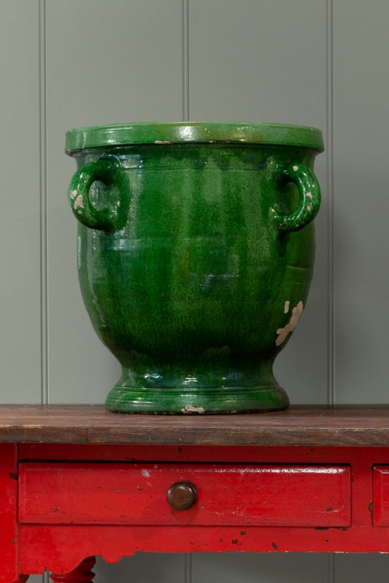 Large Antique Castelnaudary Pot