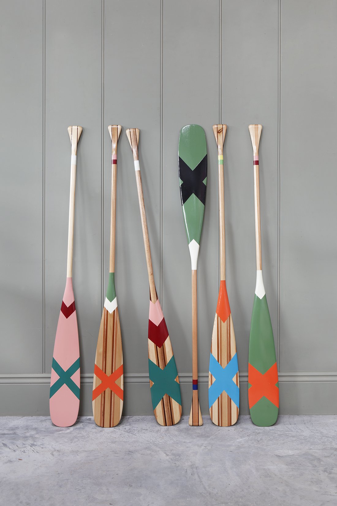 Hand-Painted Wooden Paddles